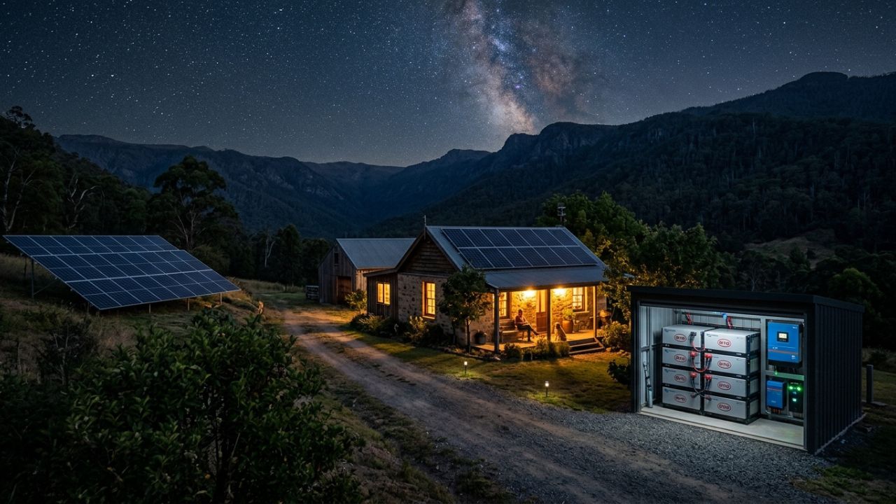 A energia solar funciona em áreas rurais sem rede elétrica