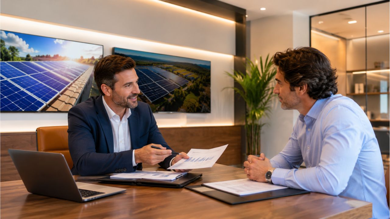 A parcela do financiamento solar fica menor que a economia gerada A parcela do financiamento solar fica menor que a economia gerada