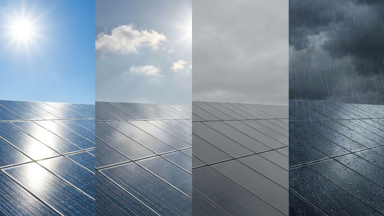 O Brasil tem regiões em que a energia solar não vale a pena por causa de nuvens