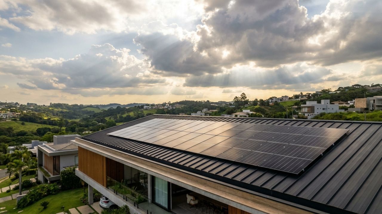 O que acontece com a energia solar em dias nublados