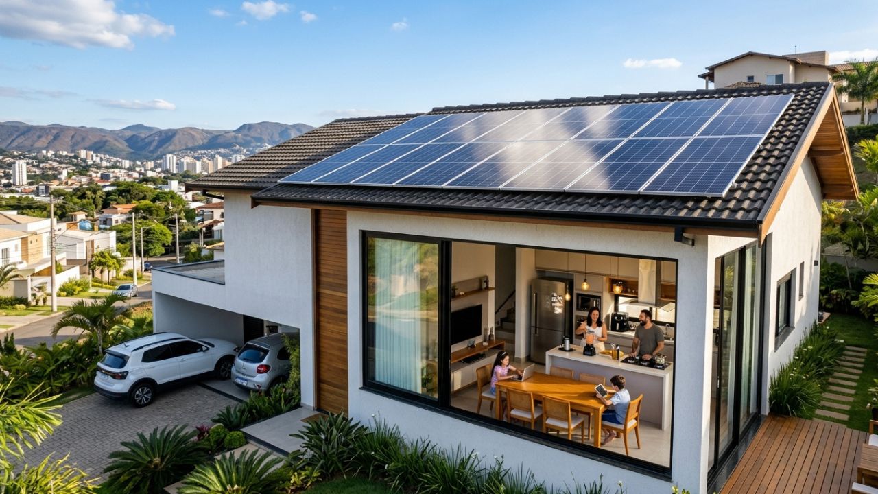 Como economizar energia com placas solares