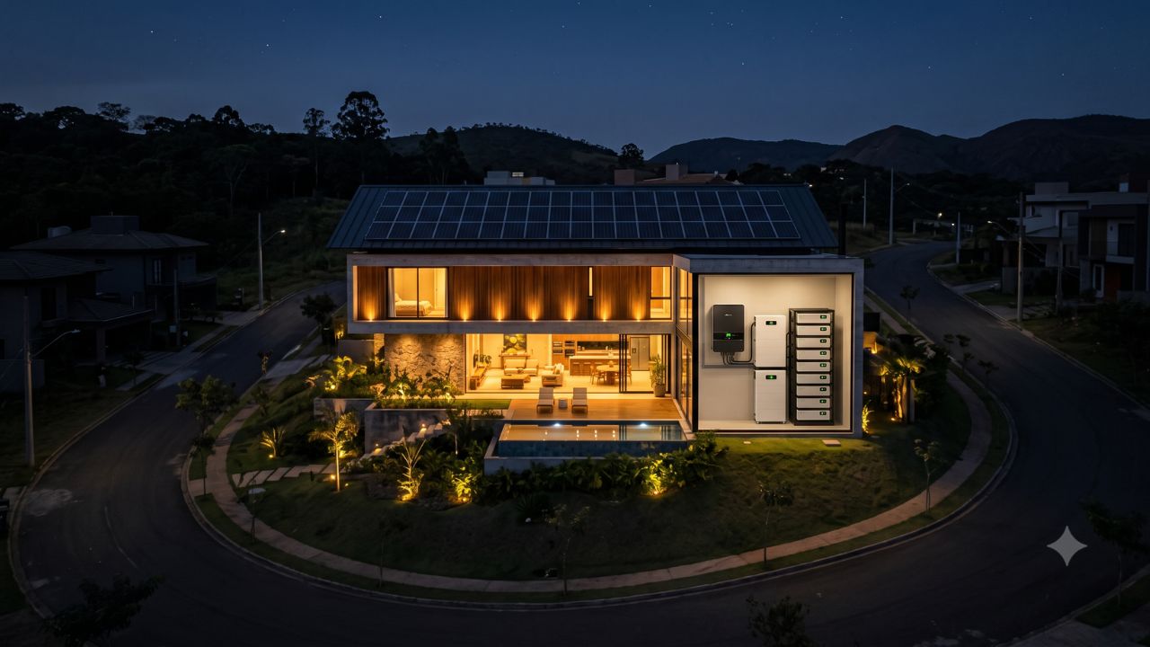 Sombreamento nos Painéis Solares
