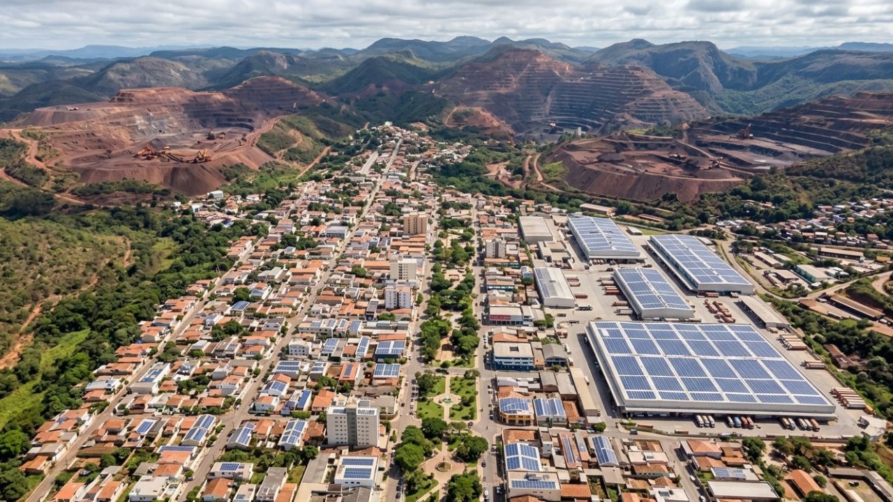 A Multiluz Solar atende Itabira