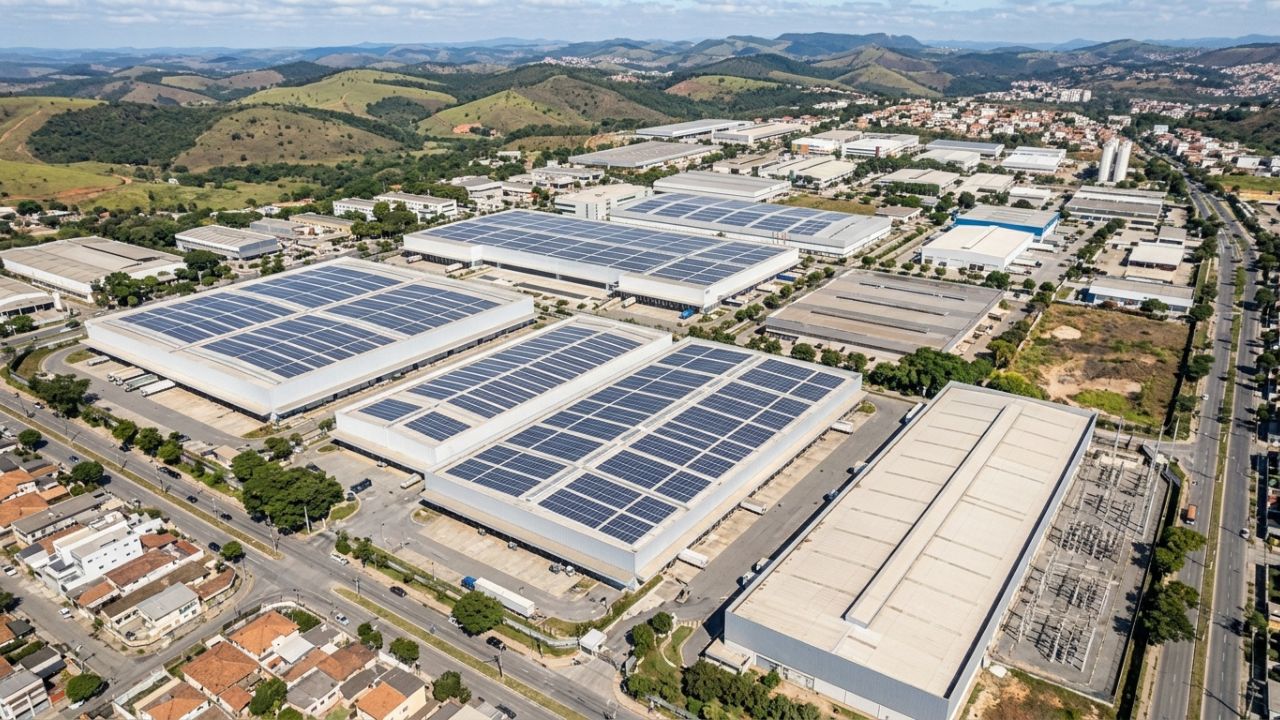 Empresas industriais em Contagem têm perfil favorável para energia solar Empresas industriais em Contagem têm perfil favorável para energia solar
