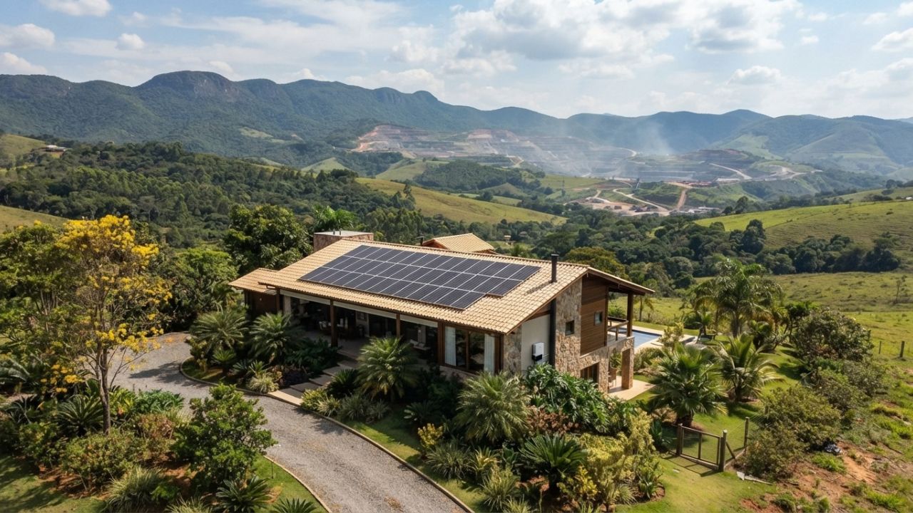 Energia fotovoltaica em Santa Bárbara