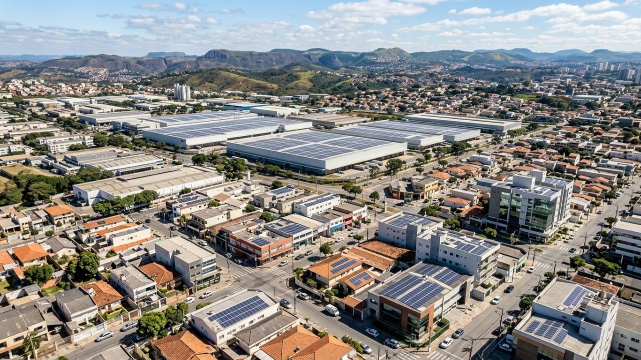 Energia solar em Contagem